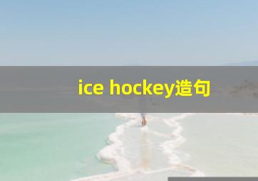 ice hockey造句